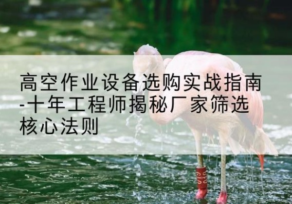 金口河剪叉式升降机厂家-高空作业设备选购实战指南-十年工程师揭秘厂家筛选核心法则